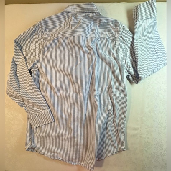 Bundle EUC Tops Button Down & Fleece; 2 GUC Pajamas Cars & Christmas/Santas - Picture 5 of 16